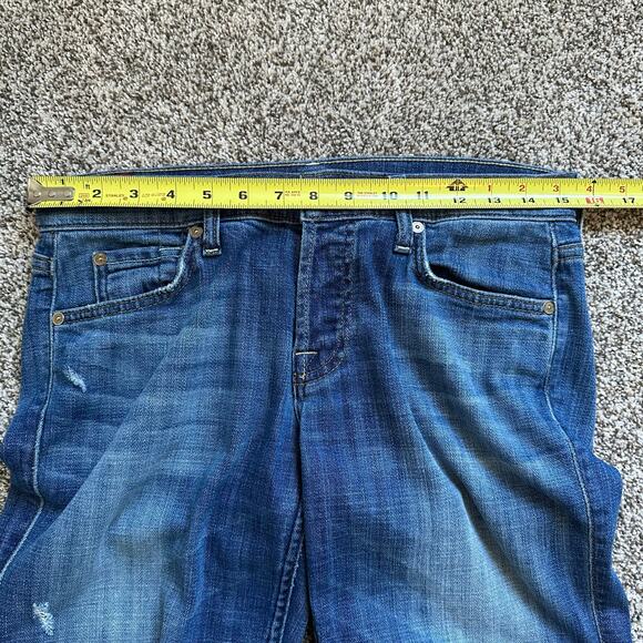 7 For All Mankind Josefina Skinny Boyfriend medium wash jeans size 26 - Picture 10 of 12